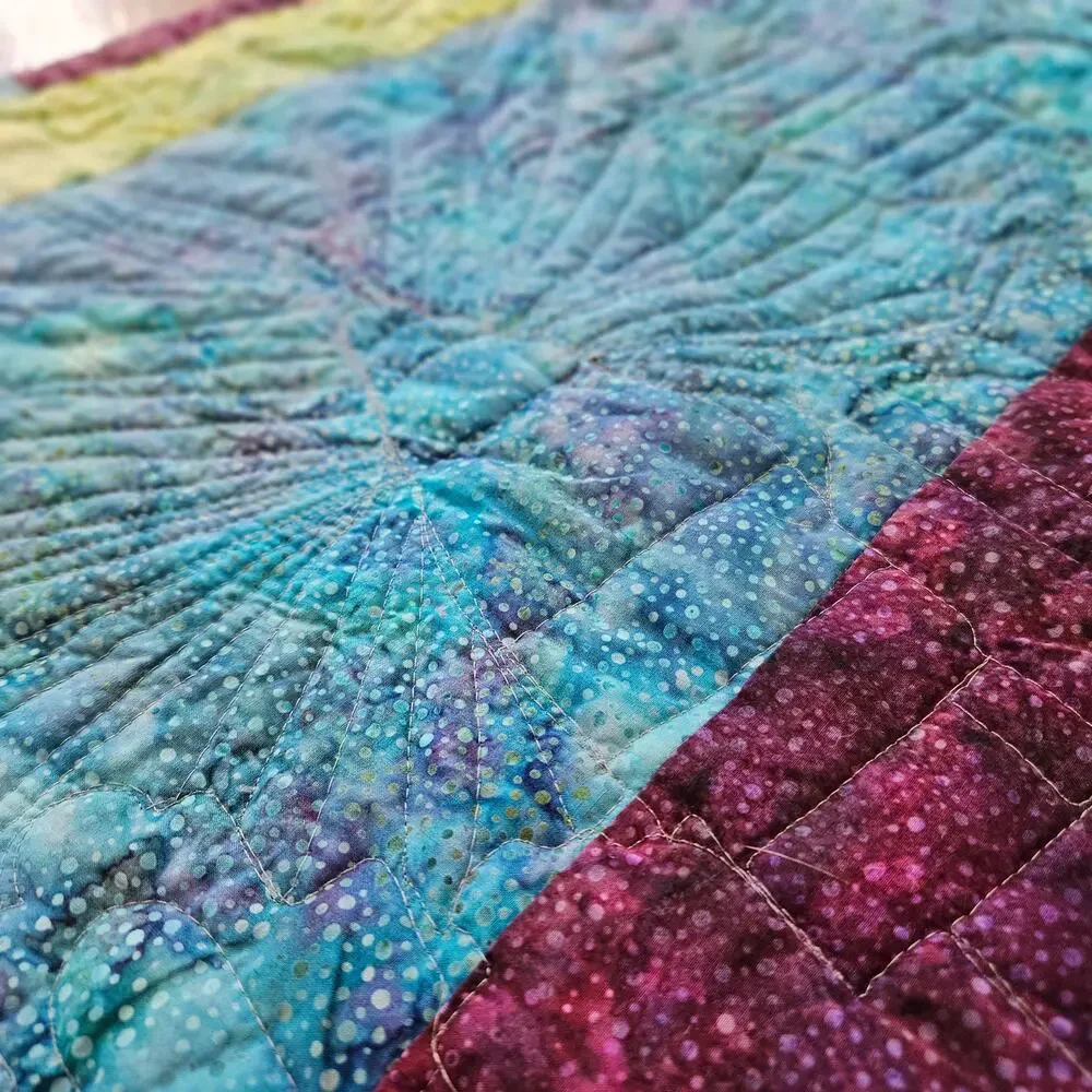 Charisma Horton New York City Art Quilt 2016 Manhattan Skyline Fiber Art 26x42